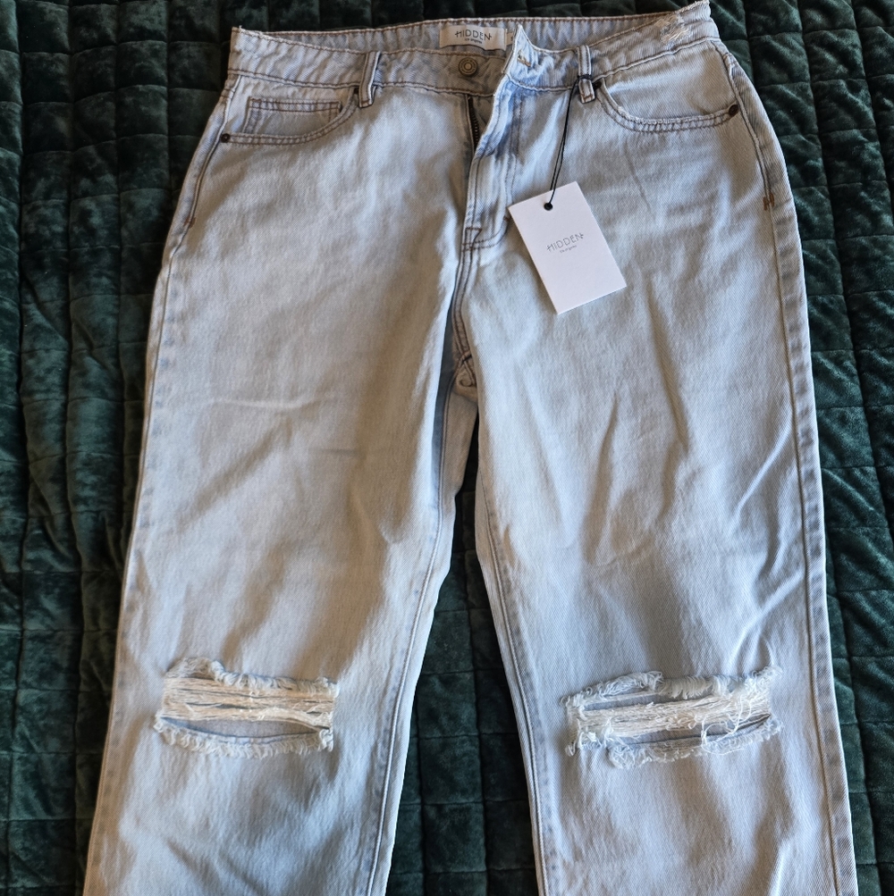 Hidden Light Blue Distressed Jeans
